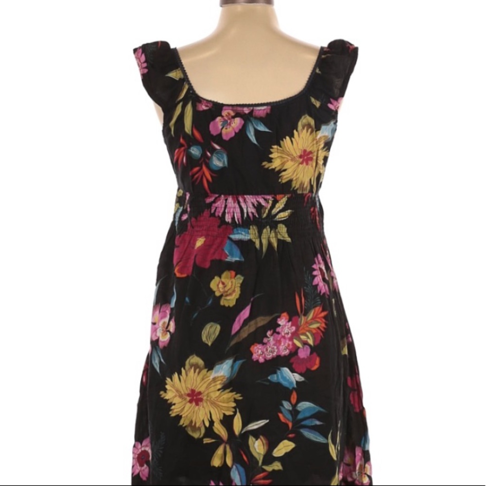 Speed Control | Black Floral LBD Large 100% Cotton - Picture 3 of 7